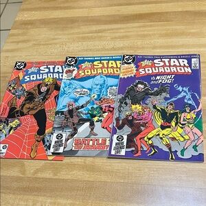 #0915+ All-Star Squadron Comic Book 3 Set